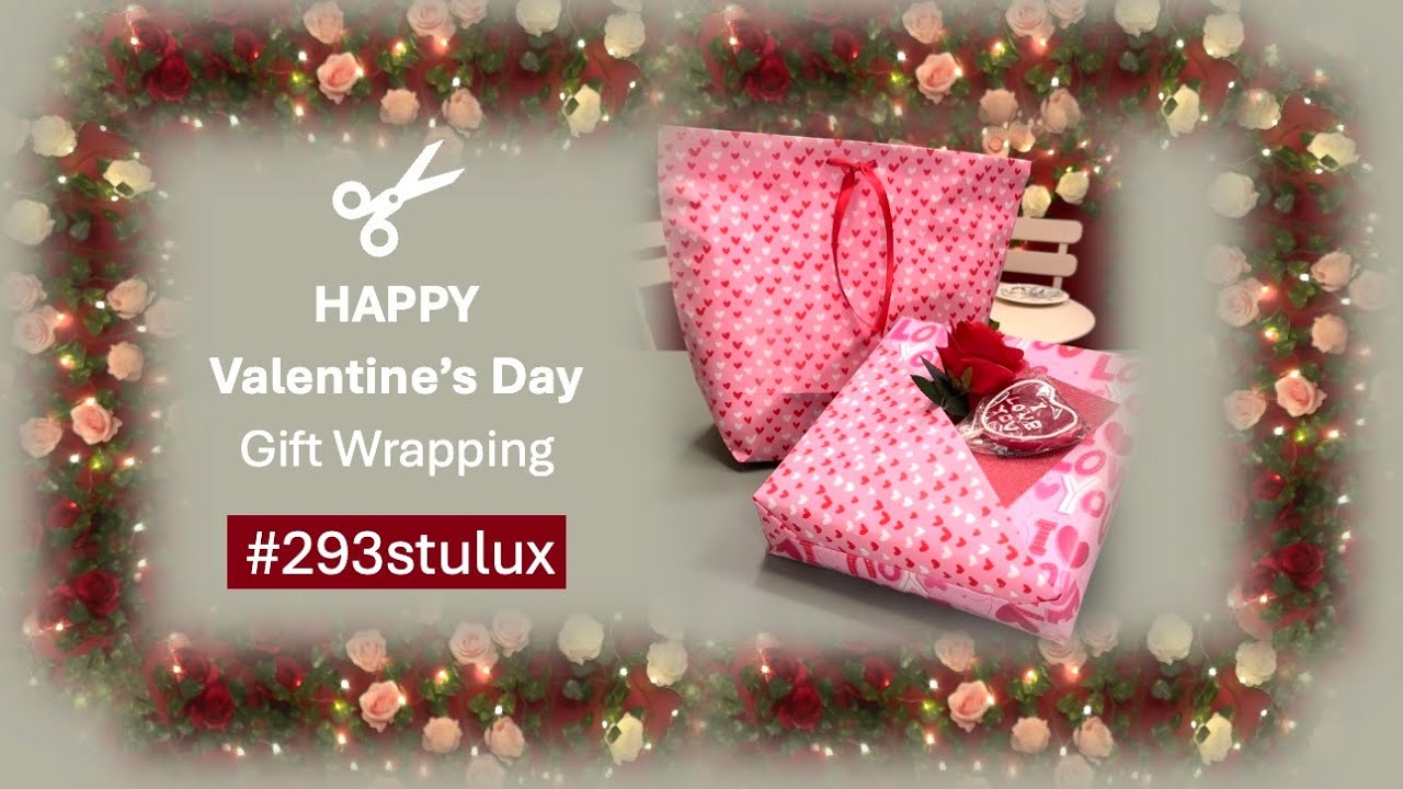 ❤️ Valentine's Day Gift Wrapping Ideas 🎁 Tutorial #giftwrapping #293stulux #diy