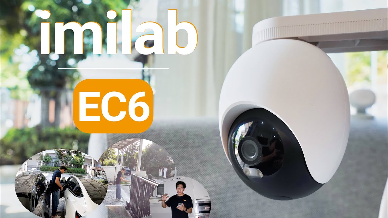 IMILAB EC6 กล้องวงจรปิดพร้อม AI รุ่นล่าสุดชัด 3K ฟังก์ชั่นใหม่เพียบ พร้อม imilab C21