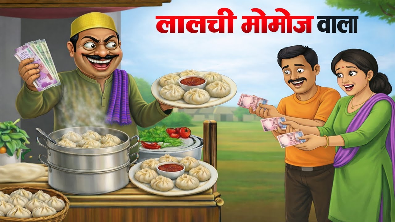 लालची मोमोज वाला | Lalchi Momos Wala | Hindi Kahaniya | Hindi Story | Moral Stories | Hindi Kahani