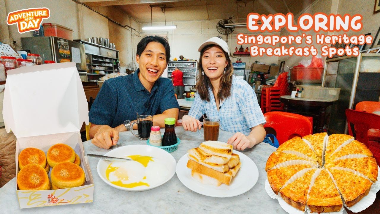TOP 3 Most Iconic Heritage Breakfast Spots in Singapore! | Adventure Of The Day Ep 30