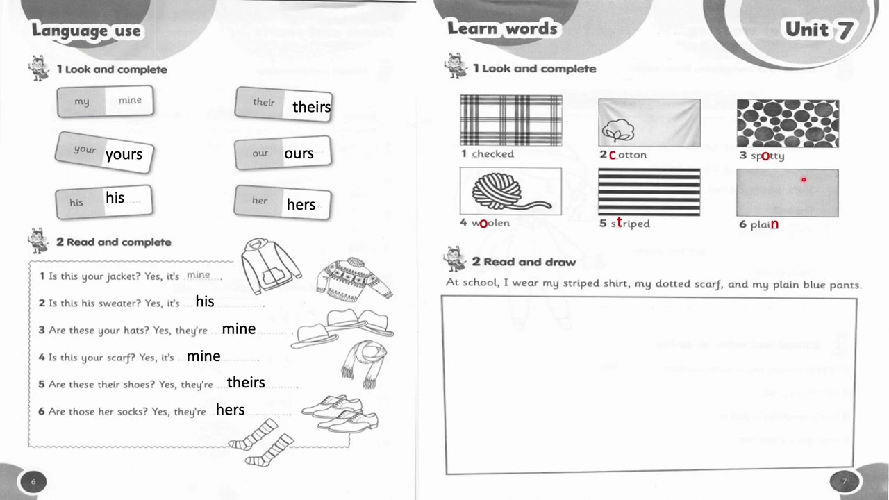 Connect plus primary 1 unit 7 activity book term 2