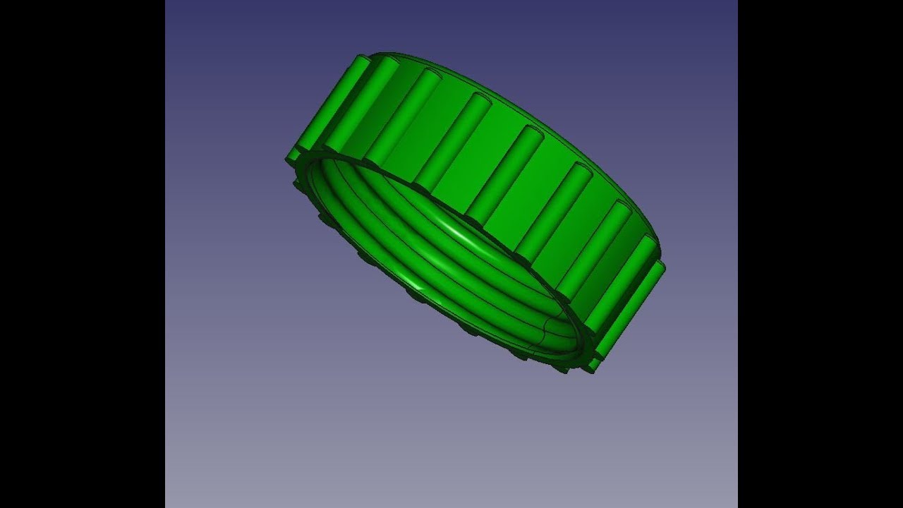 FreeCad Крышка канистры