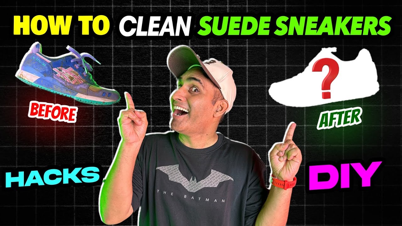 How to clean SUEDE Sneakers | DIY for Indian audience at Home | Step by Step Restoring SUEDE