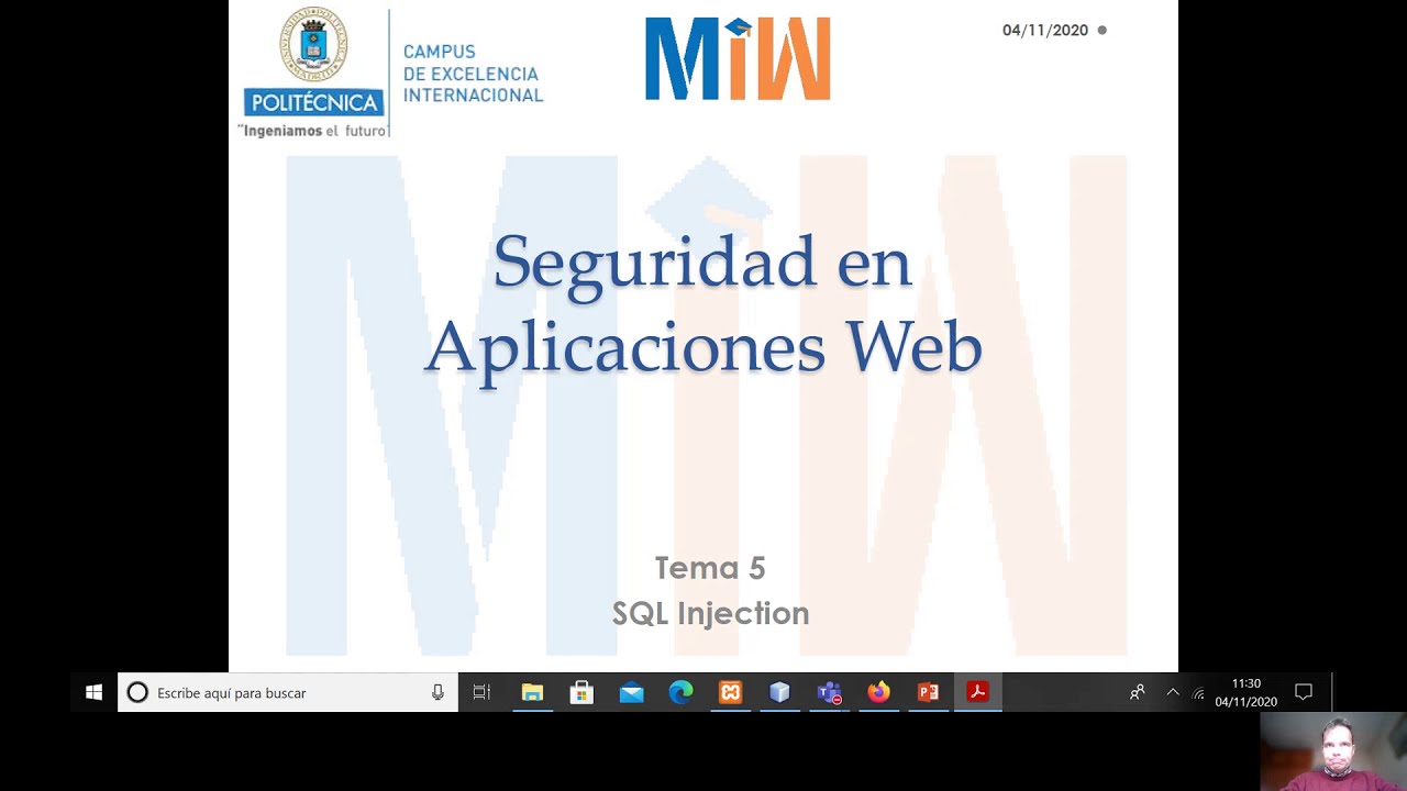Tema 5 SQL INJECTION Apartados 3 4 5