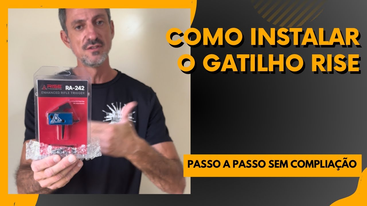 Trocando o gatilho do AR passo a passo.