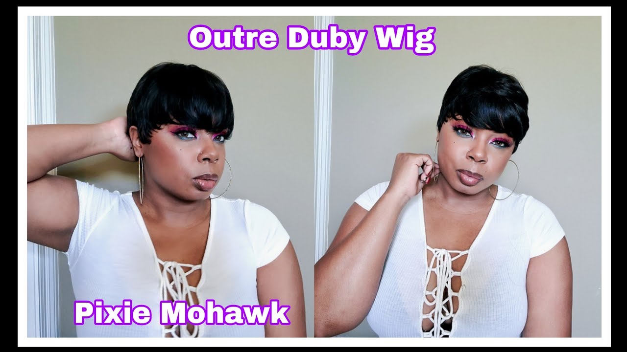 Outre Human Hair Wig Duby Wig Pixie Mohawk 