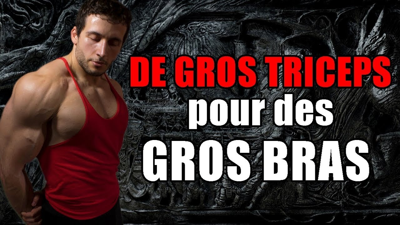 Avoir des GROS TRICEPS ! (et donc, des gros bras !)