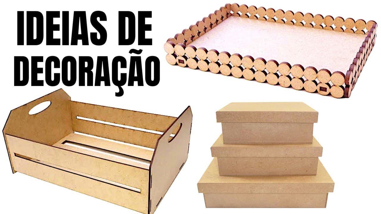 COMO DECORAR CAIXAS MDF  | 4 IDEIAS INCRÍVEIS COM DECOUPAGE | SHOW DE ARTESANATO