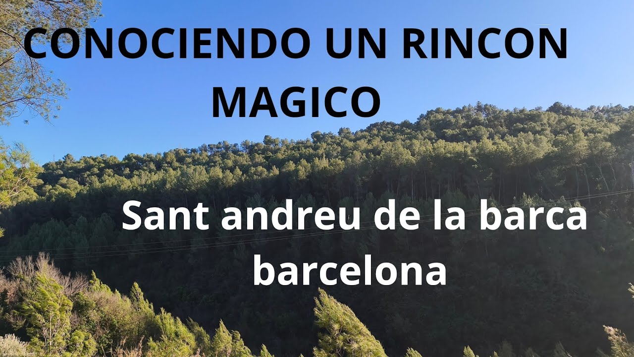 EXPLORACIÓN EN SANT ANDREU DE LA BARCA  BARCELONA
