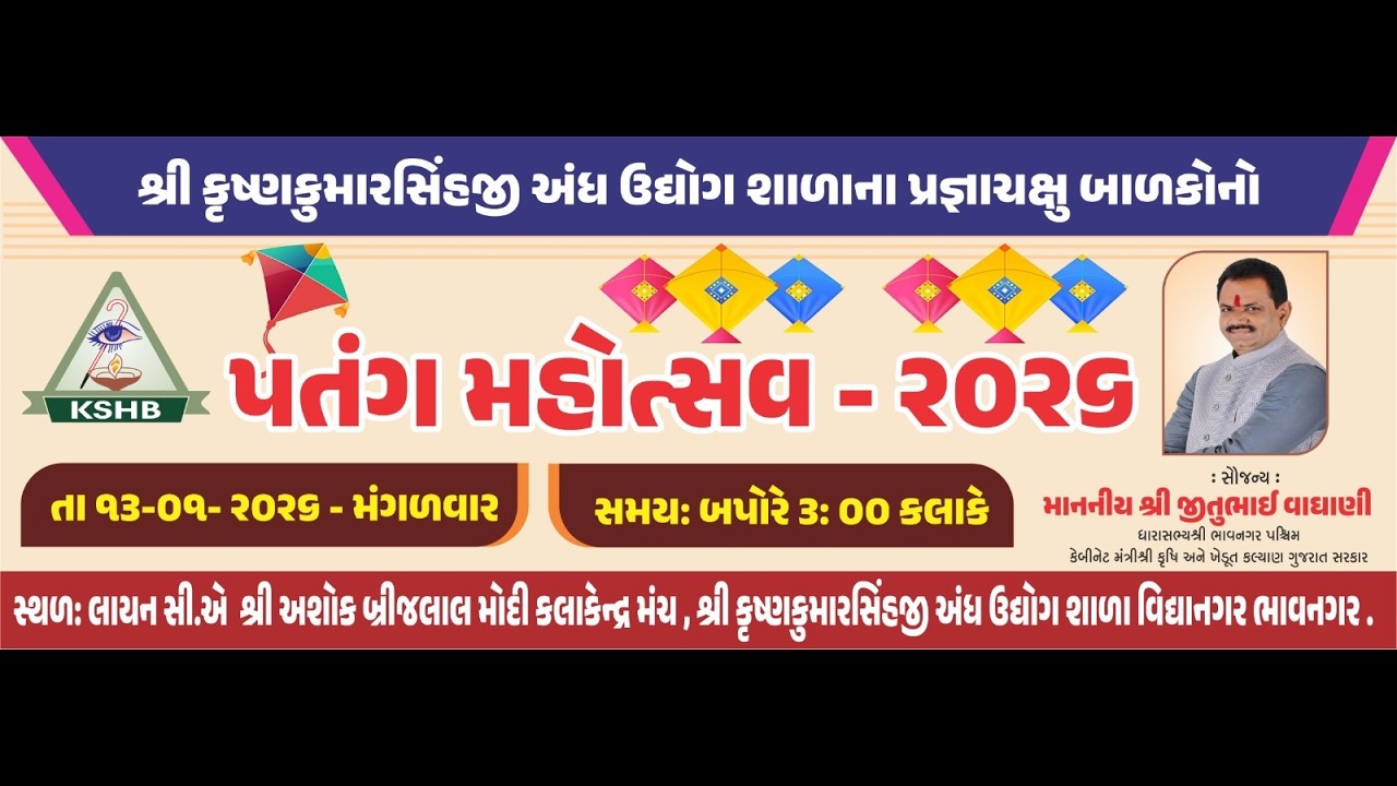 Kite Festival || Shri K.K.School & Home For The Blind ||