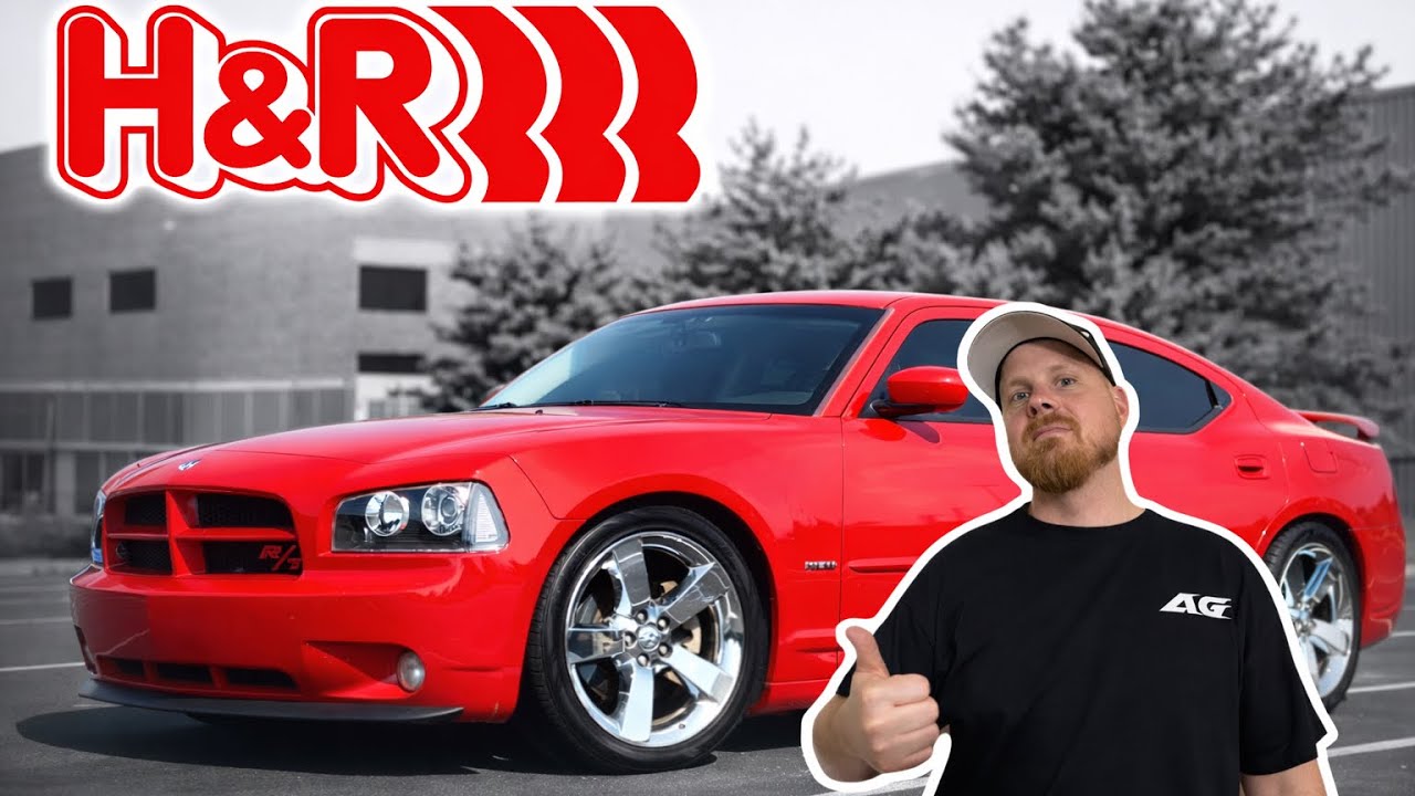 Установка пружины для понижения подвески CHARGER H&R 2006-10! #dodge