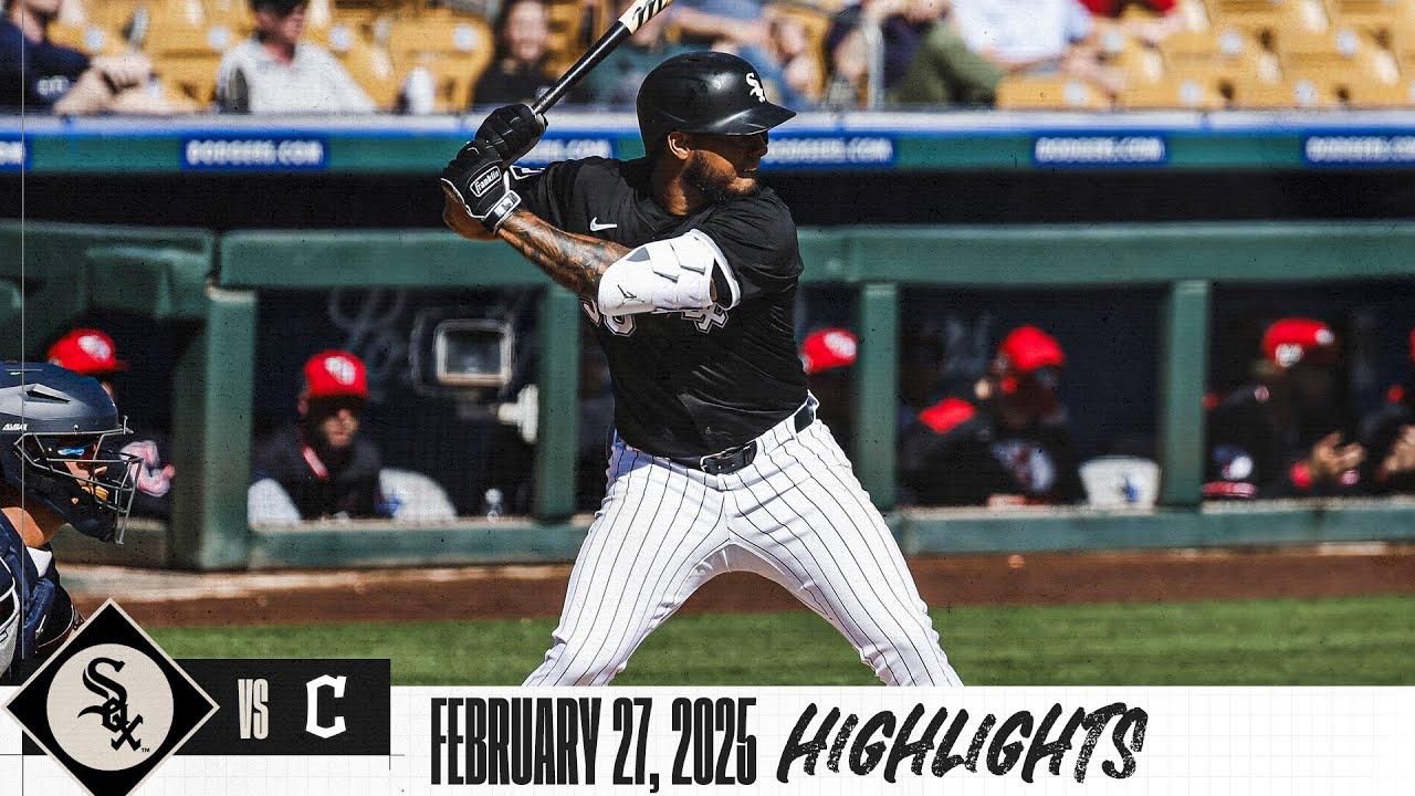 HIGHLIGHTS: White Sox Defeat Guardians in First Spring Training Win (2.27.25)
