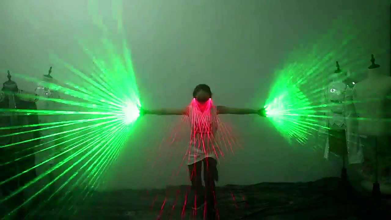 LED Laser Gloves and Glasses, Stage Performance Props, Nightclub Dance