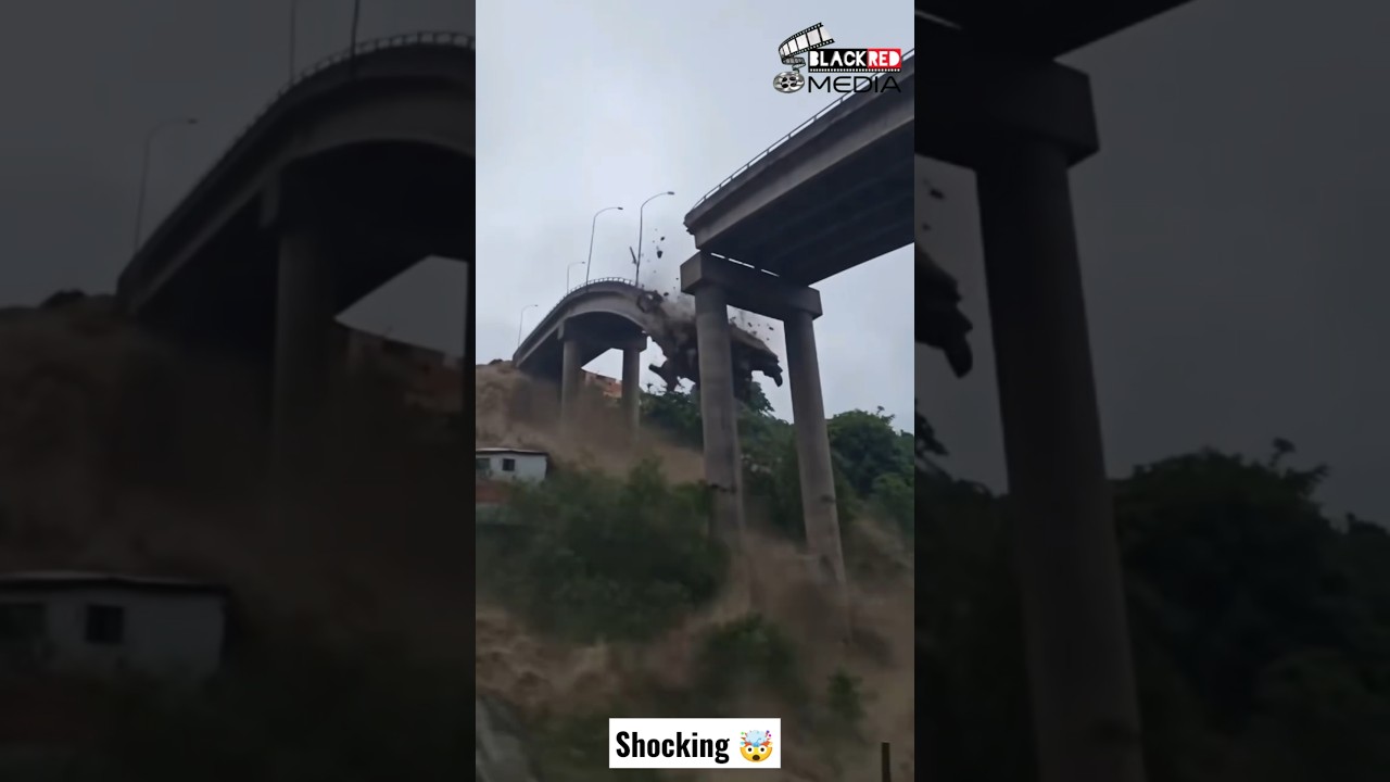Massive Landslide Crushes Entire Village! 😱 Violent Mountain Collapse #shorts #viral