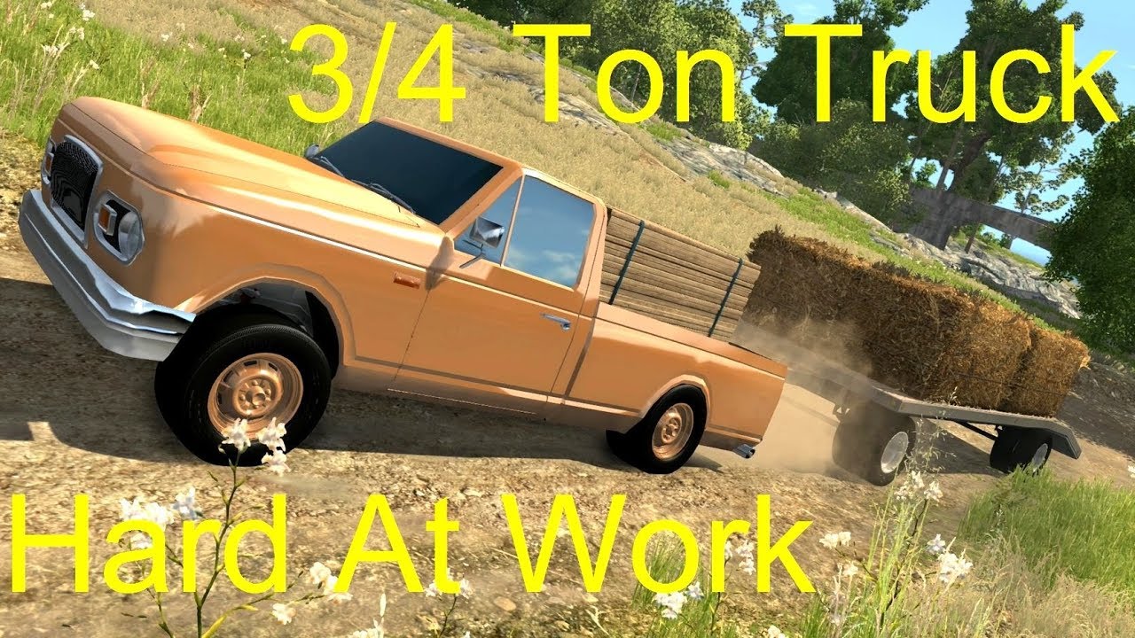 3/4 Ton Truck Build + Towing & Hauling Test! Automation / BeamNG
