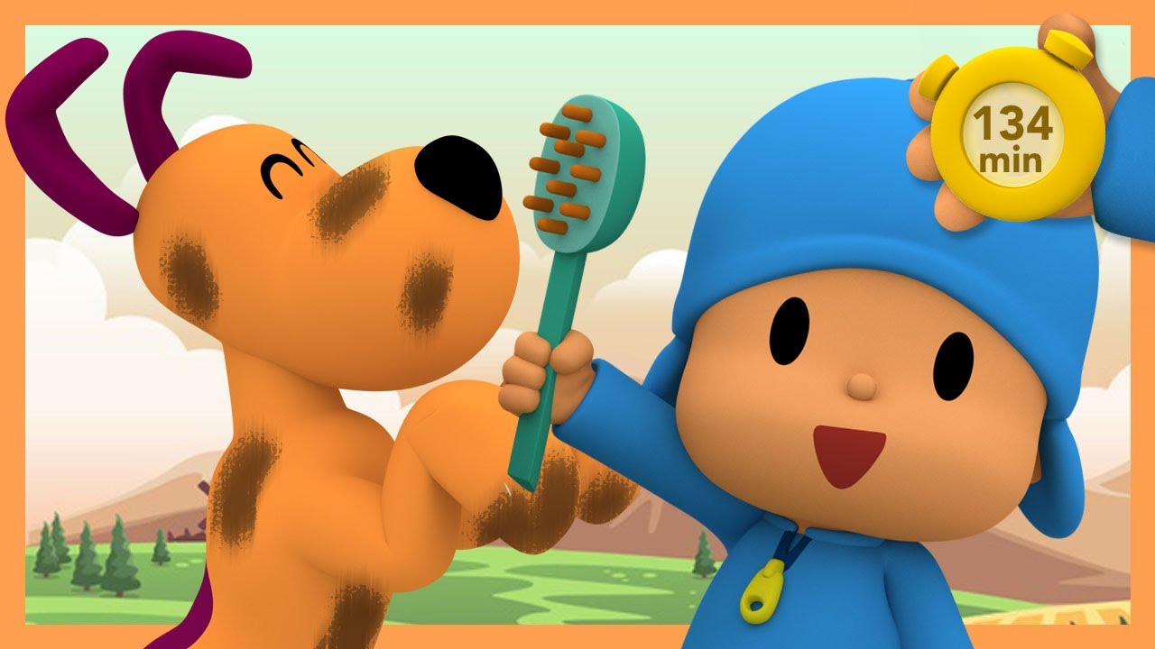 🚿 POCOYO & NINA EPISODIOS COMPLETOS - Más vistos temporada 3 -134 min CARICATURAS y DIBUJOS ANIMADOS