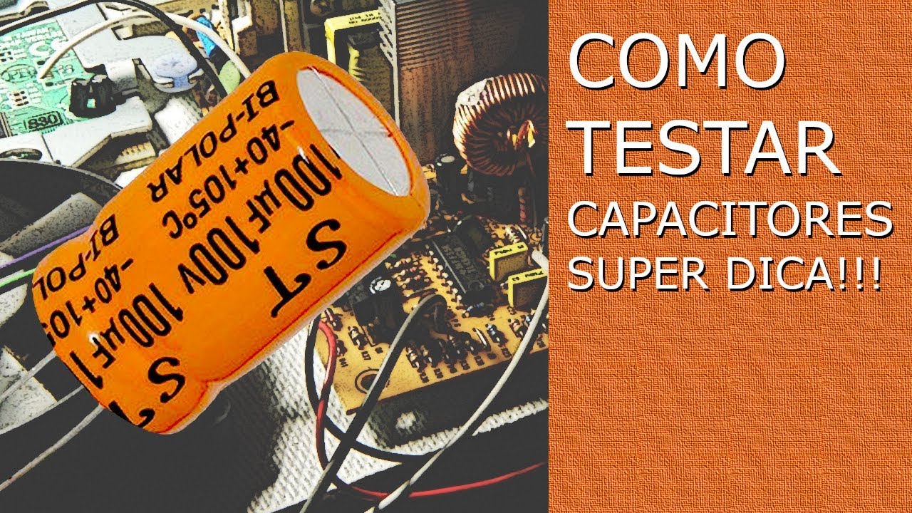 Como testar capacitor com multimetro digital