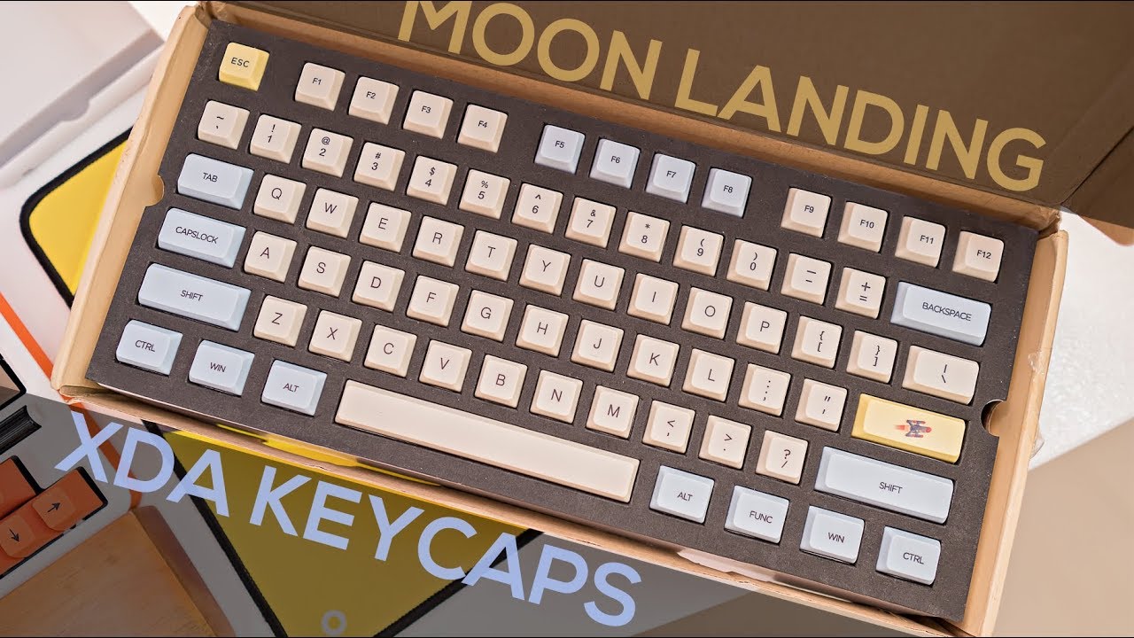 Moon Landing 1969 165 Key XDA Profile PBT Keycaps Review