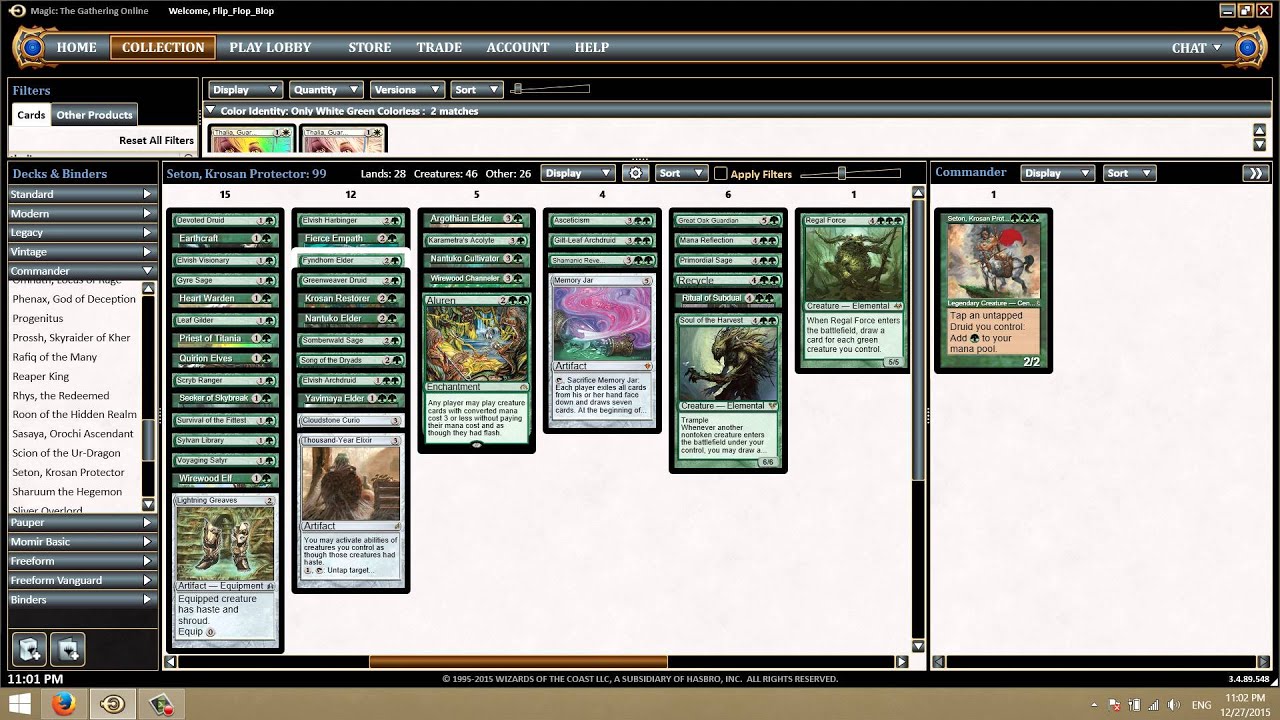 MTGO Commander   Seton, Krosan Protector