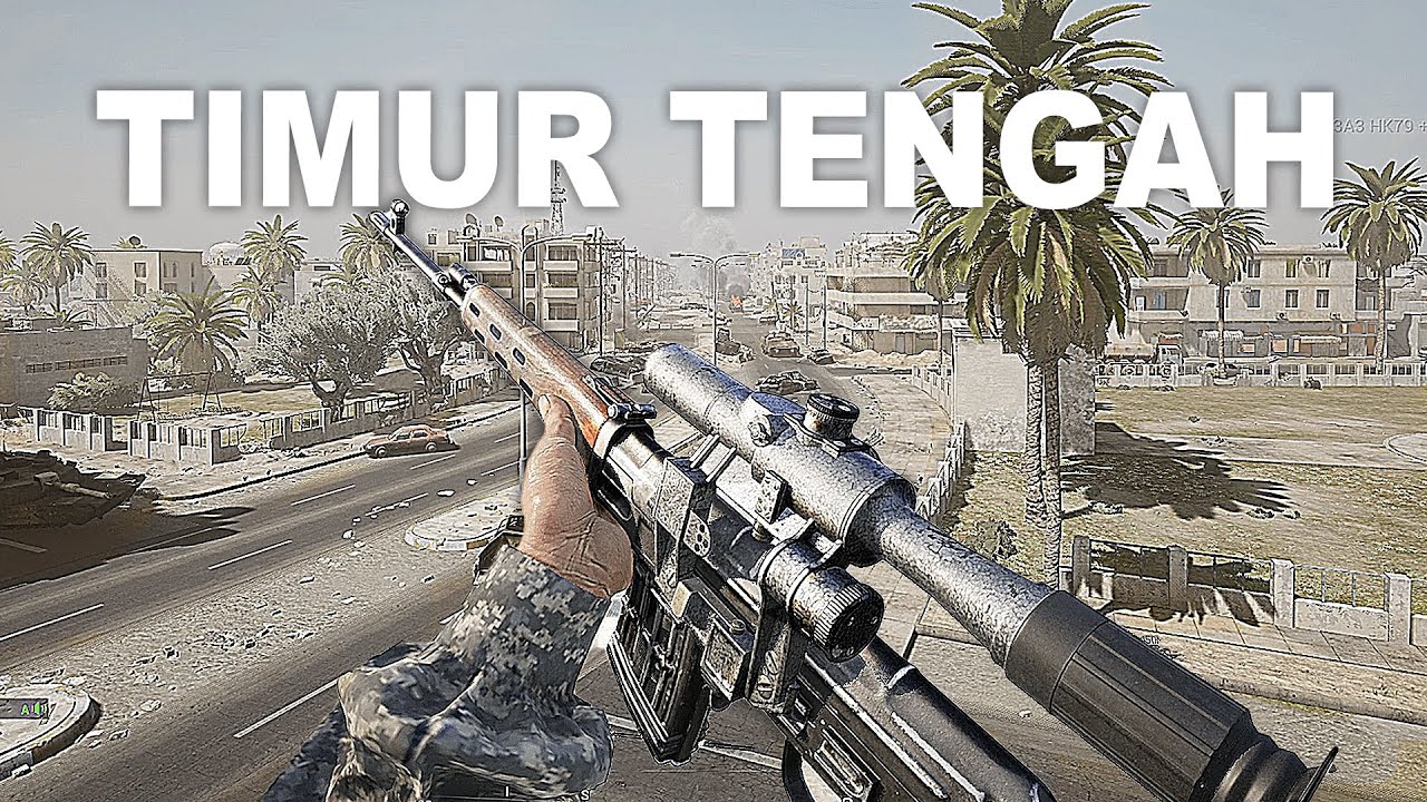 US World War III Invasion of the Middle East - Squad Militery Gameplay