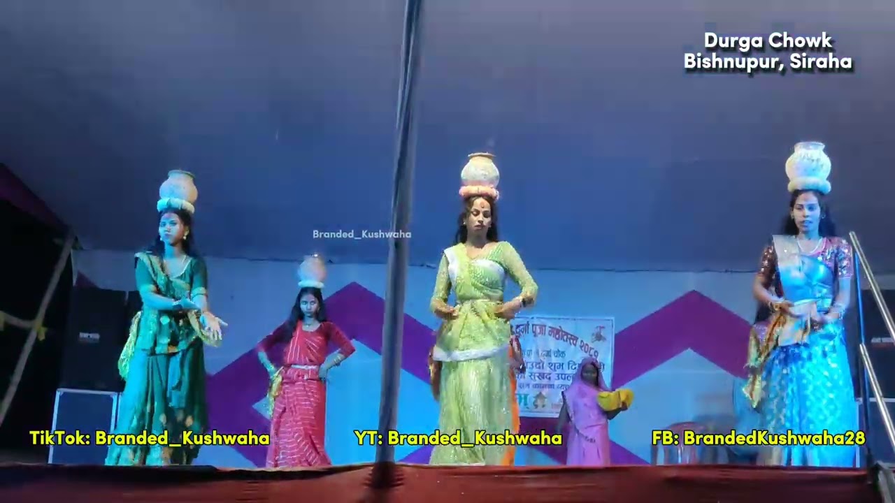 Balak tohar Maithali jhijhiya dance Bishnupur Siraha | Maithali Song | #Branded_Kushwaha