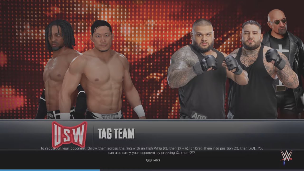The Bullet Club Vs The Authors Of Pain(USW)