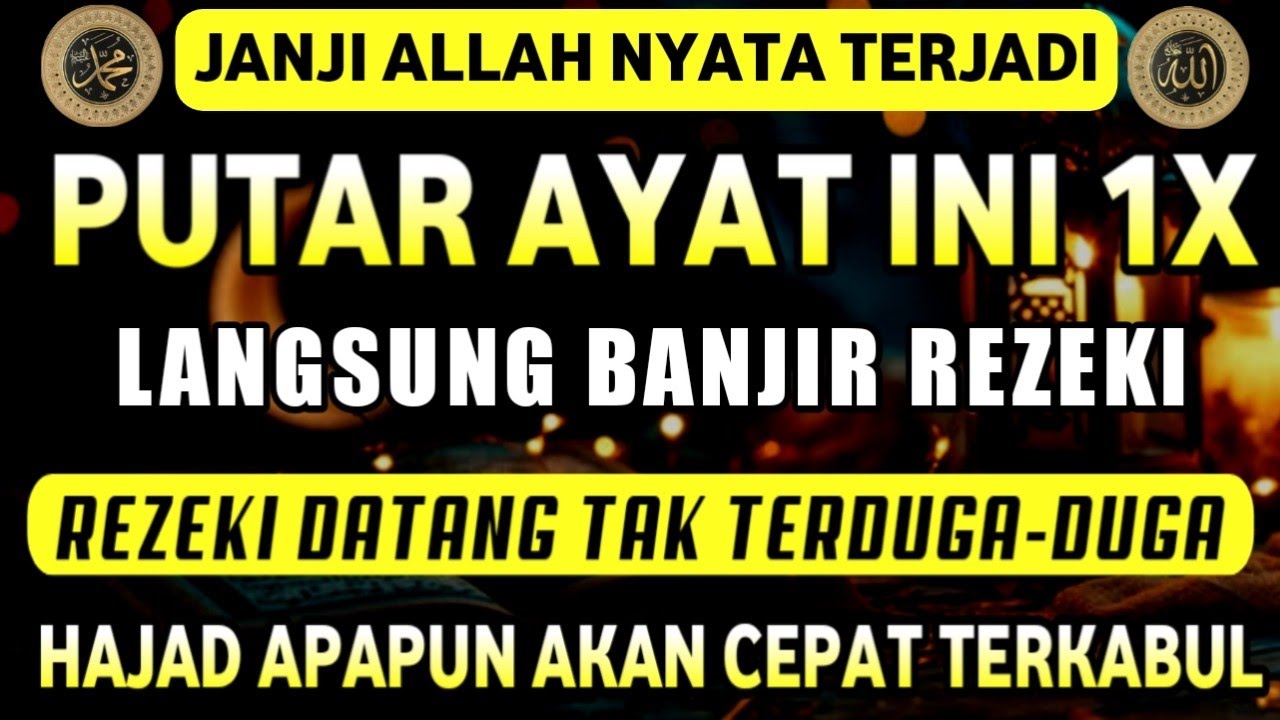 Bacaan Dahsyat! Satu Kali Putar Bisa Datangkan Kekayaan