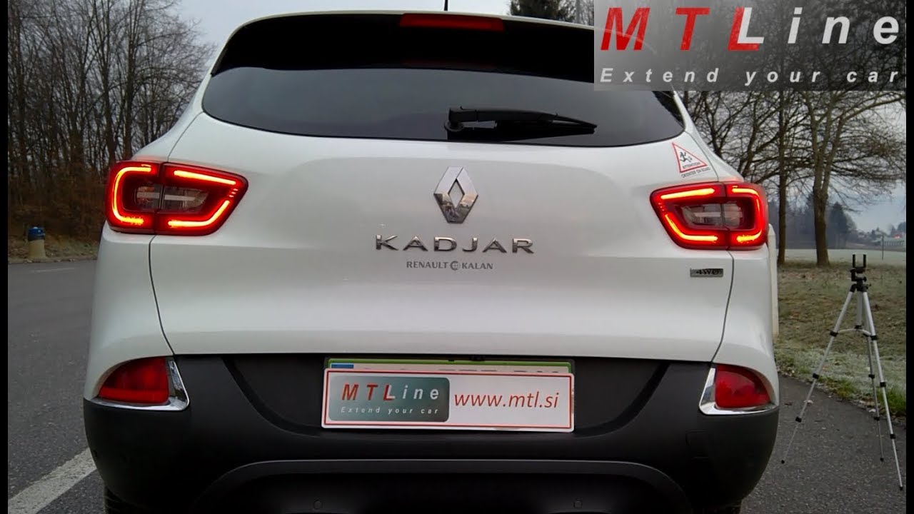 Renault Kadjar, MY2016 - rear LED DRL lights activation - vključitev zadnjih LED dnevnih luči