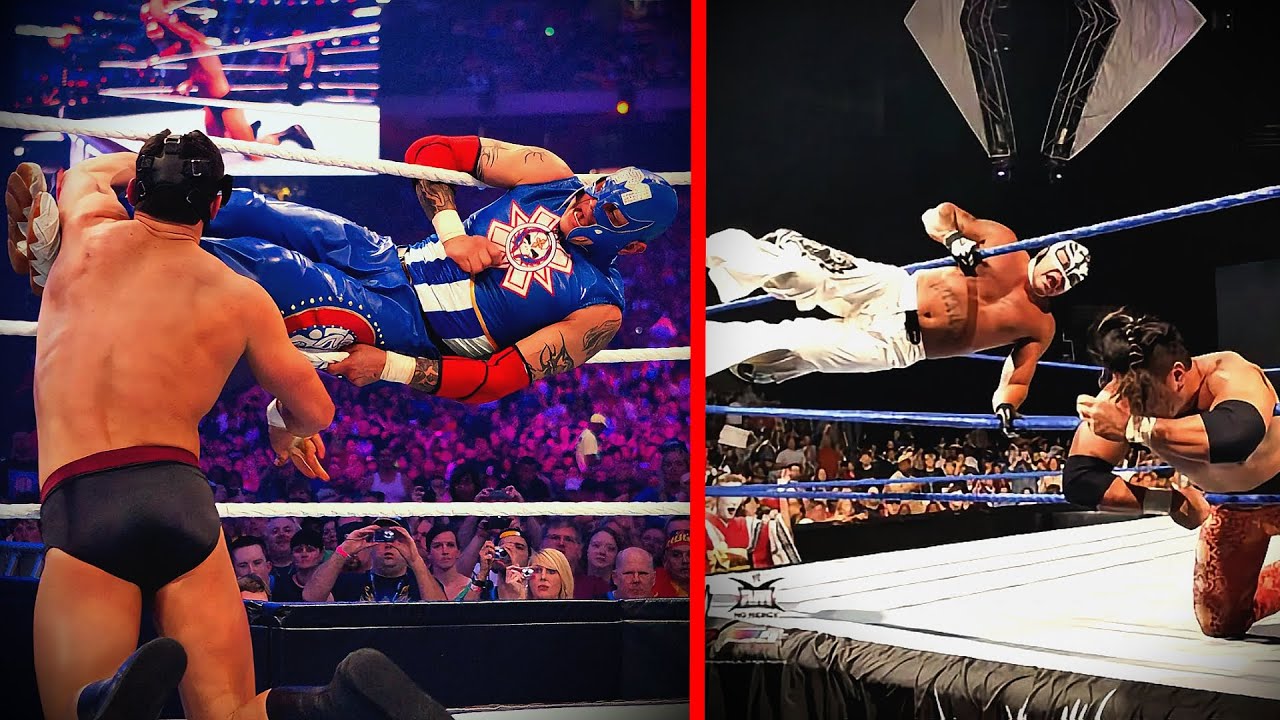 WWE: Самая атлетичная комбинация 619 от Рея Мистерио!