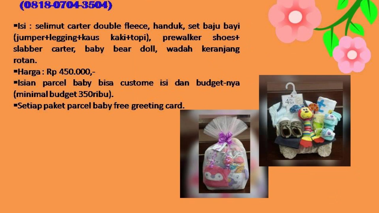 081807043504, Penyedia Parcel Bayi, Baby Gift dan Kado Untuk Bayi Baru Lahir, Cantik dan Imu