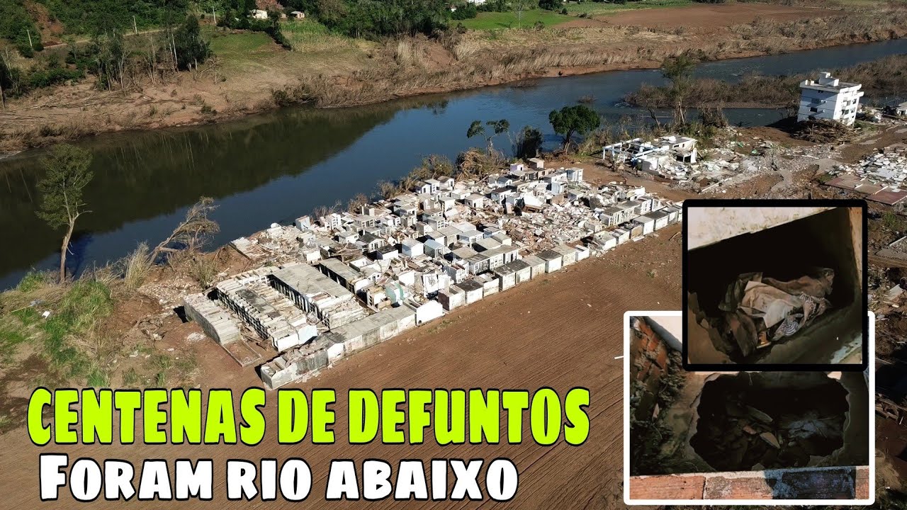 CENTENAS DE DEFUNTOS FORAM EMBORA COM A ÁGUA 😳