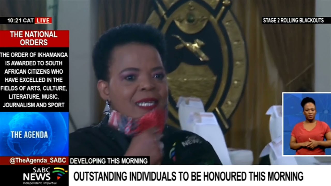 Gospel singer Rebecca Malope excited and honoured to receive National Order