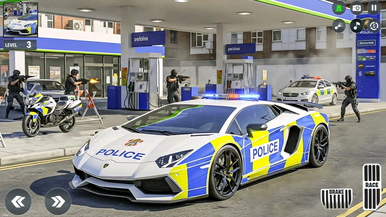 Police Simulator: Police Games-Control traffic and chase offenders
