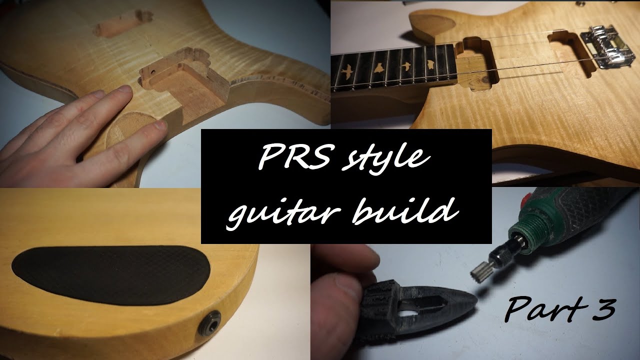 PRS style guitar build | Part 3| Frezowanie i wiercenie korpusu