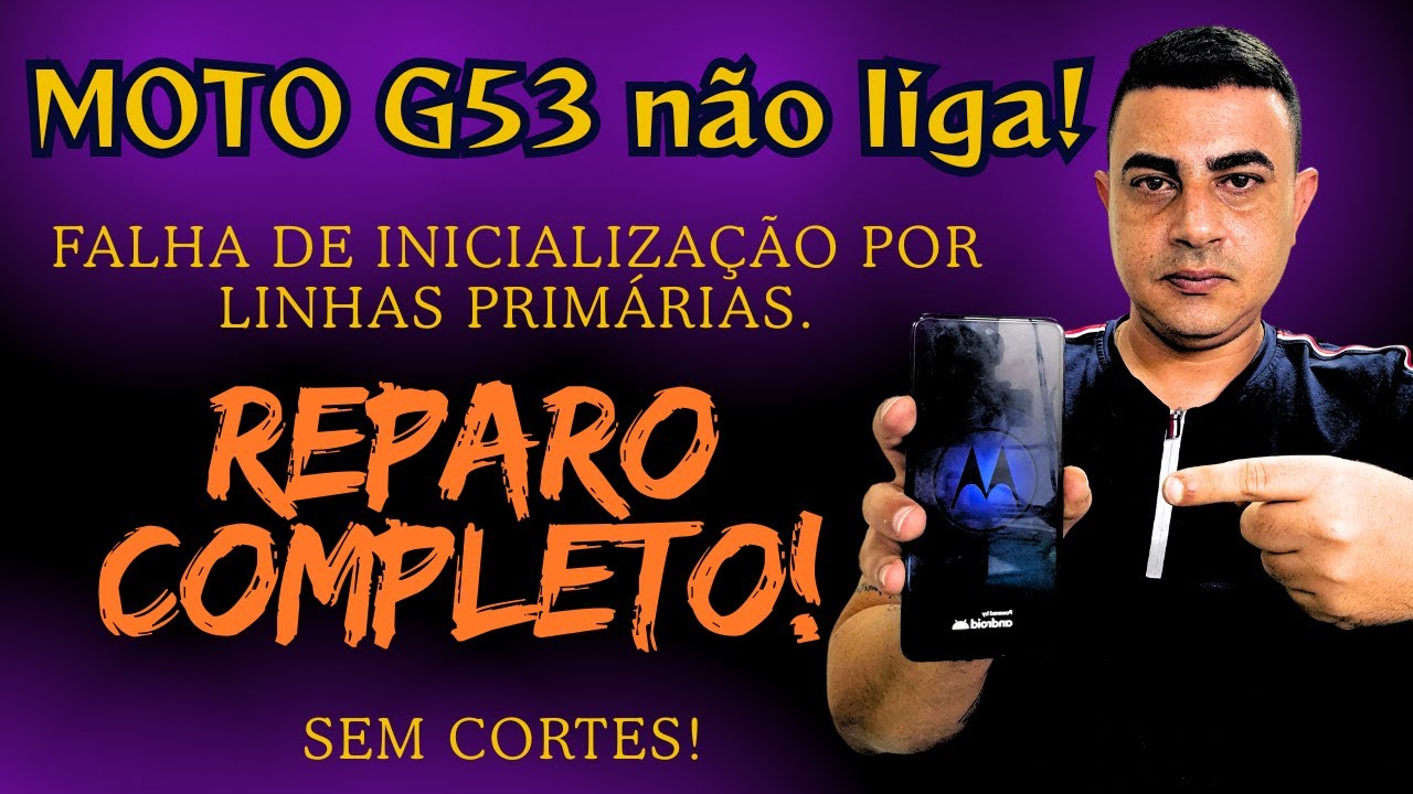 MOTO G53 NÃO LIGA, NEM GARREGA - REPARO EM PLACAS DE CELULARES!