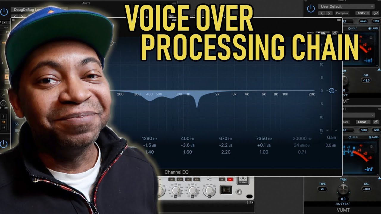 How to make your VOICE OVER sound better in Logic Pro - Lenny B