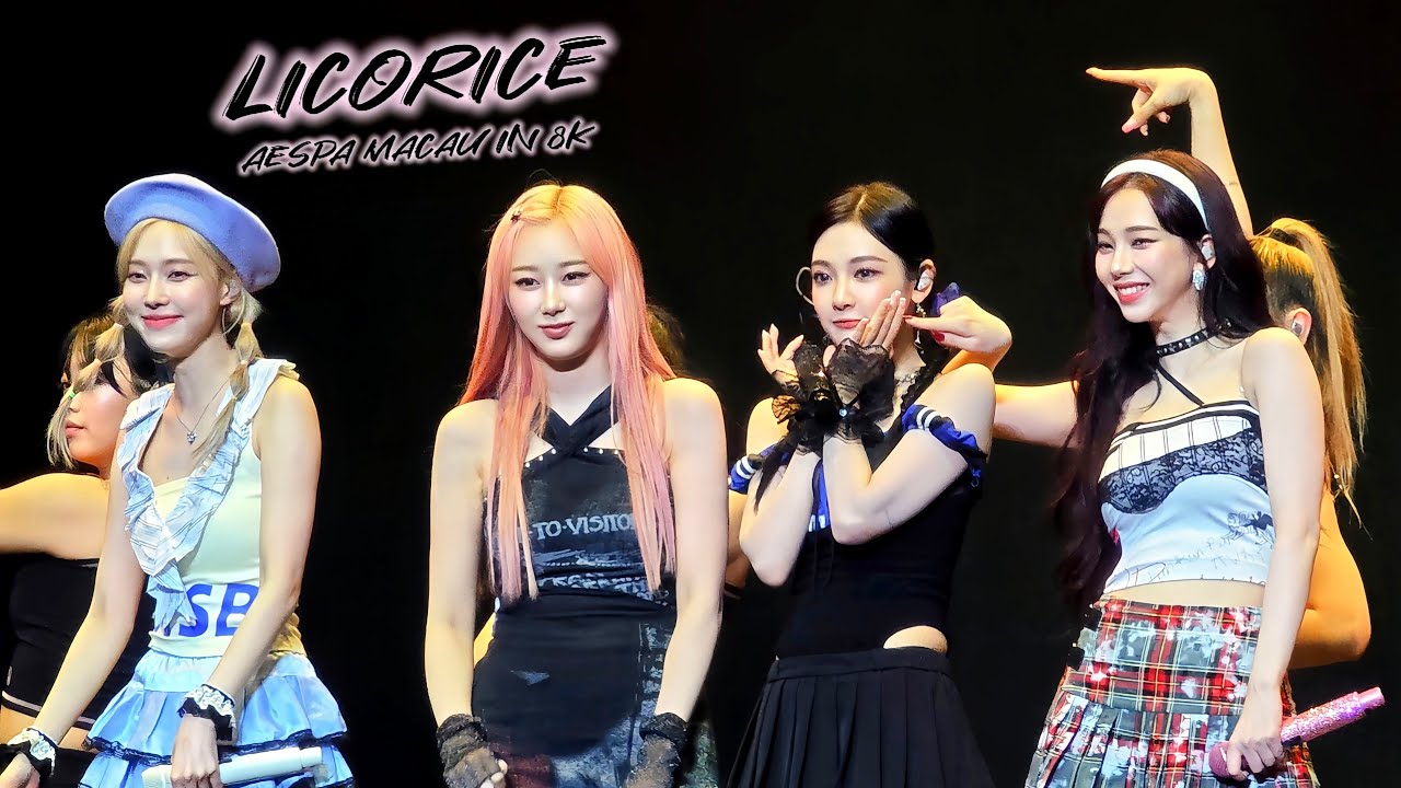 [8K]AESPA(에스파)- LICORICE 22/09/24 DAY2 MACAU SYNK: PARALLEL LINE FANCAM @aespa    @SMTOWN