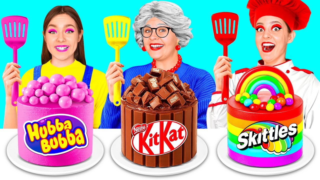 Кулинарный Челлендж: Я против Бабушки | Смешные Кулинарные Трюки от RaPaPa Challenge