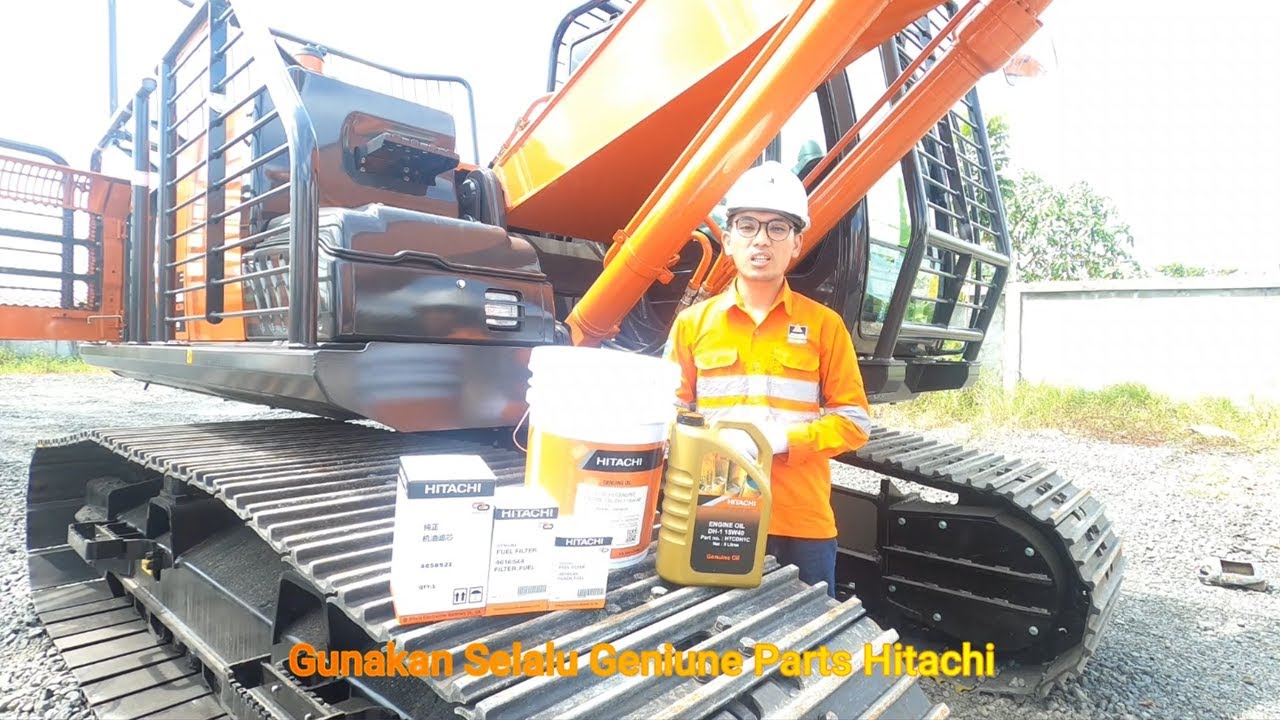 Periodical Service 500HM pada Unit Hitachi Excavator Zaxis 210f-5G