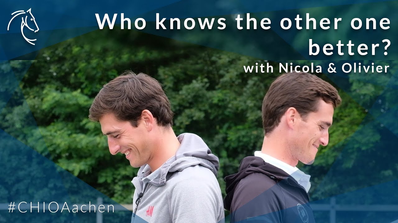 Who knows the other one better? with Nicola & Olivier Philippaerts