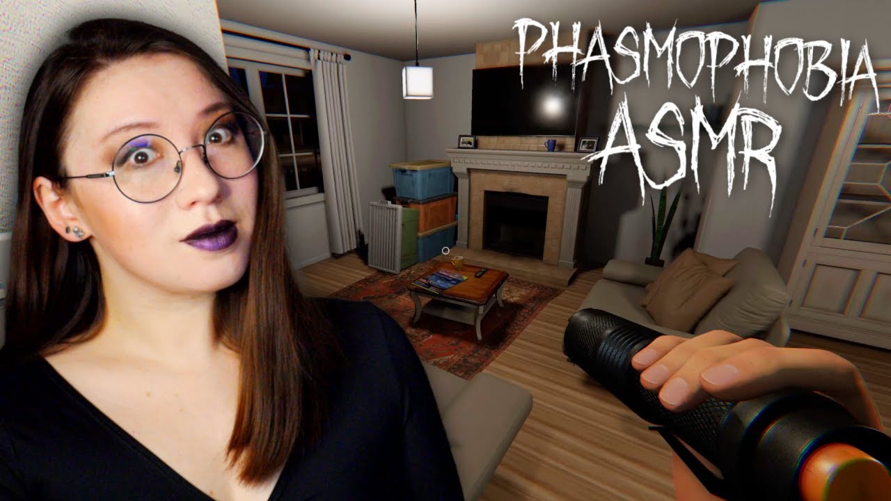 Spooky but Relaxing ASMR 👻 Soft Spoken Ghost Hunting in Phasmophobia! 😨