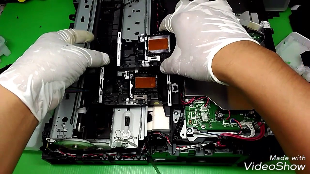 Brother Printer replace Print Head  J315w Unable To Print 4F เปลี่ยนหัวพิมพ์