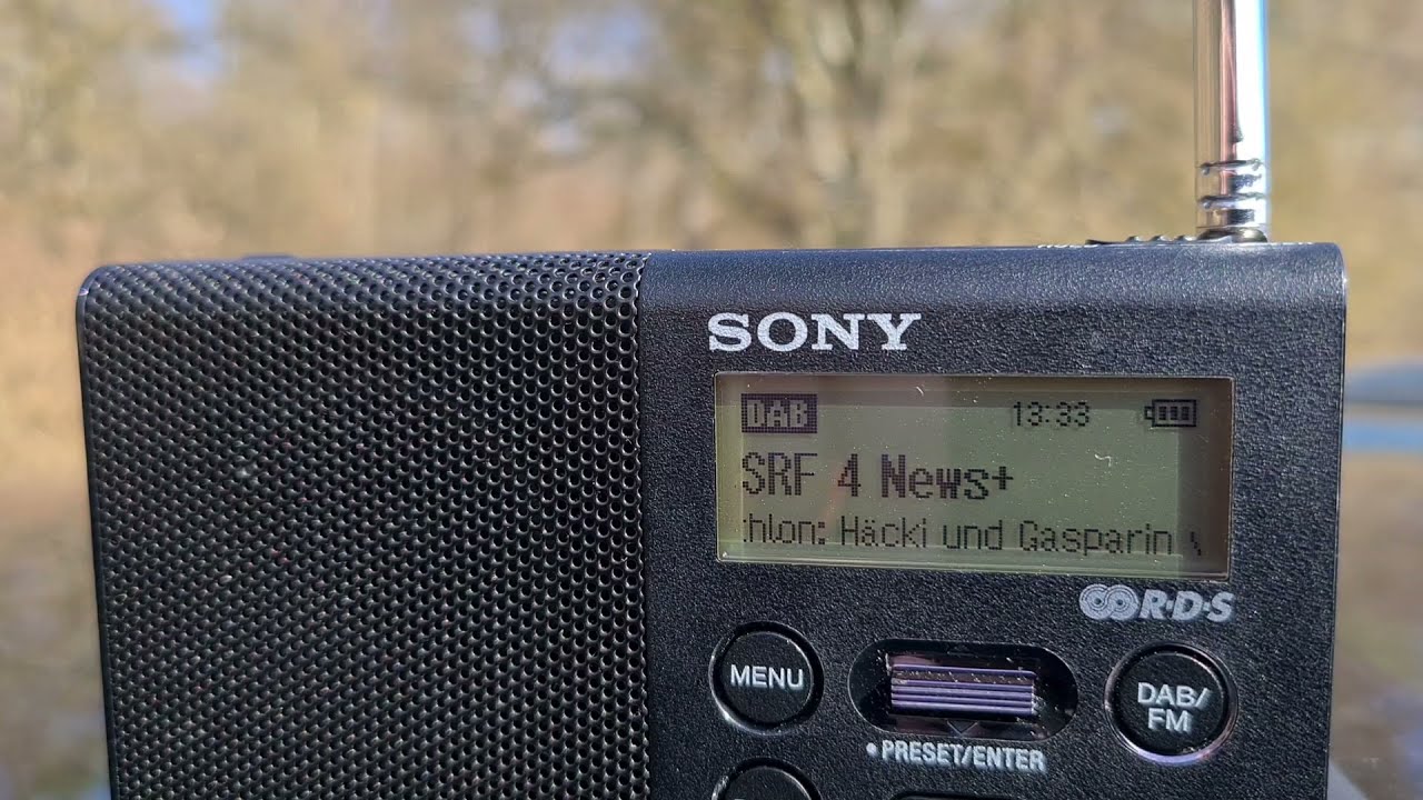 SRF 4 News - S&auml;ntis (CH), Swisscom - 12C SRG SSR D01 🇨🇭 | SONY XDR-P1DBP 📻