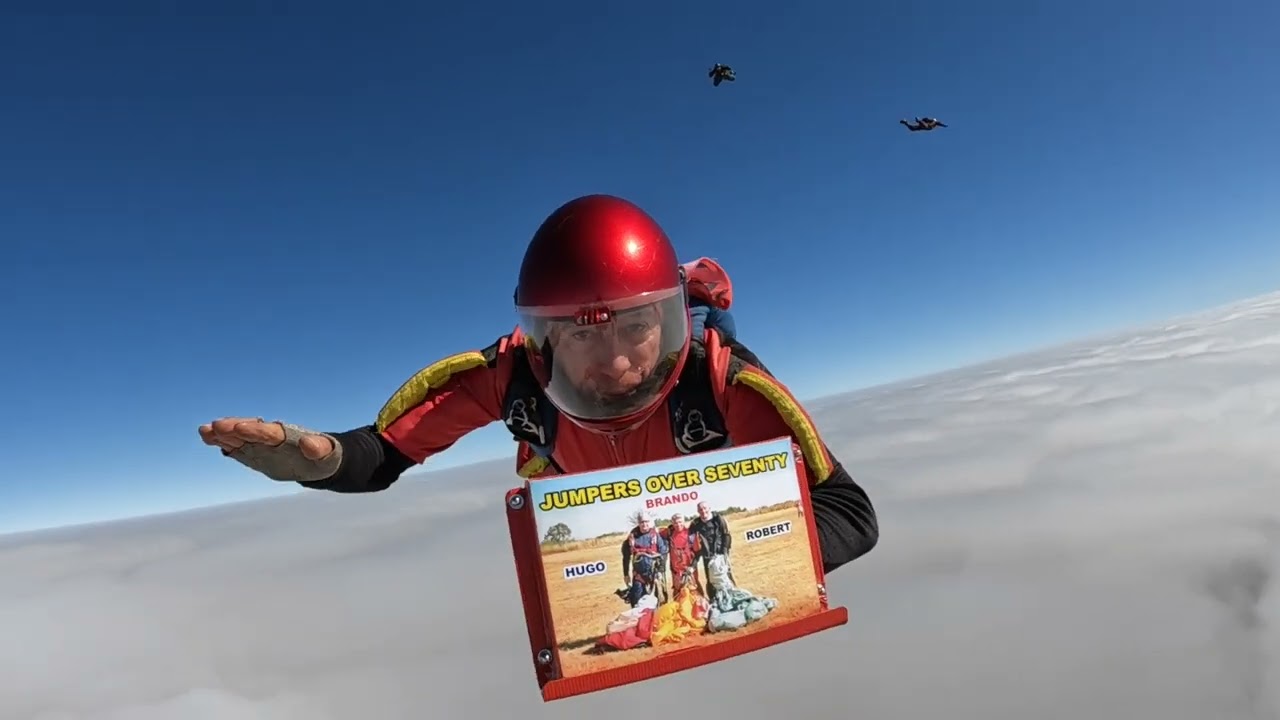 SUD AFRICA Jumpers Over Seventy: ROBERT [74 years] + HUGO [74 years + BRANDO [75 years]
