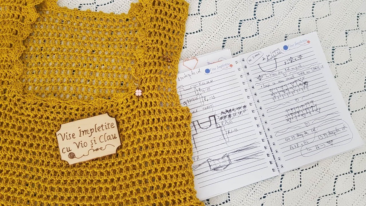 Haideți să vă arăt ce lucrez :) Pauză de limonadă #crosetam #handmade
