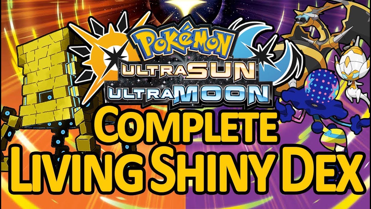 COMPLETE LIVING SHINY DEX: 802 SHINY POKEMON in Ultra Sun and Ultra Moon (Gen 1-7)