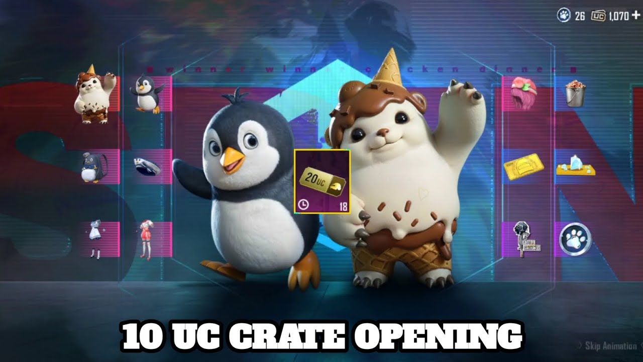 NEW 😍 HOLA BUDDY COMPANION CRATE OPENING | 10 UC CRATE OPENING IN BGMI/PUBG MOBILE 