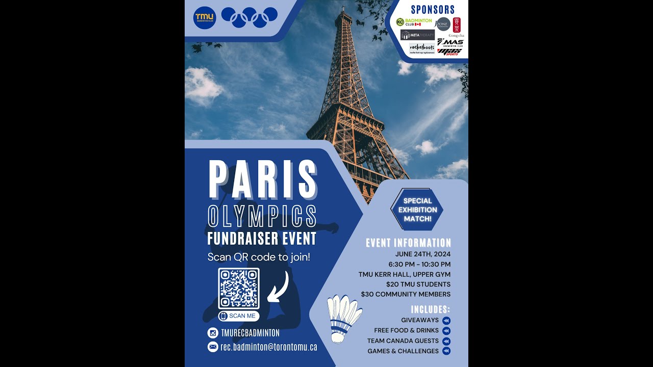TMU Paris Olympics Fundraiser