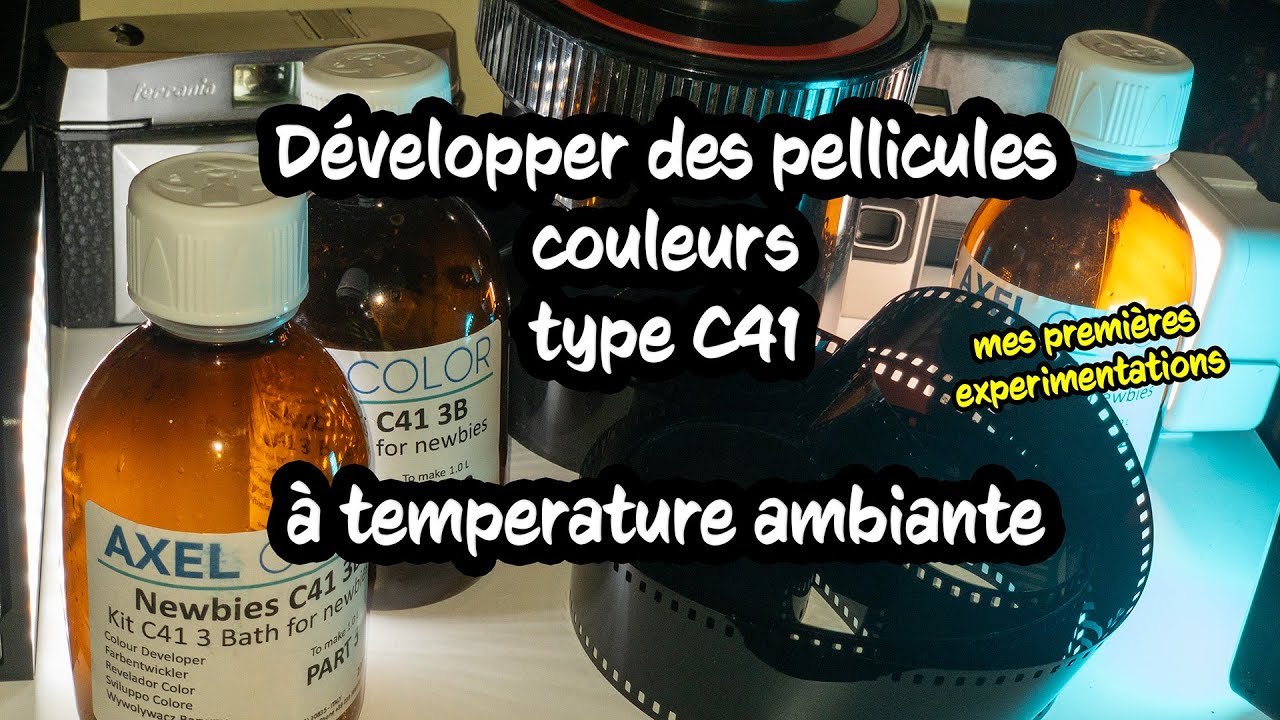 Développer des pellicules couleur C41 à la maison