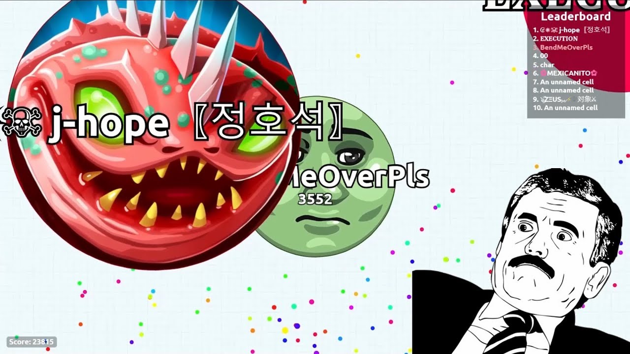 Agario - 2 hour solo domination 23k
